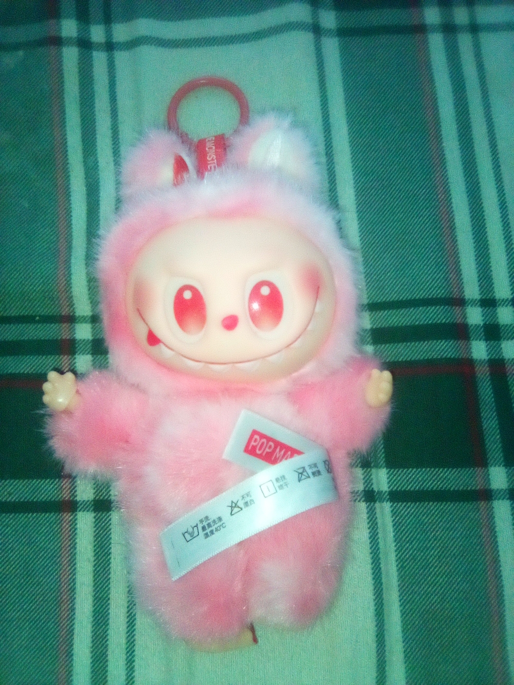 Labubu Love Plush Keychain – No Box, With Tag